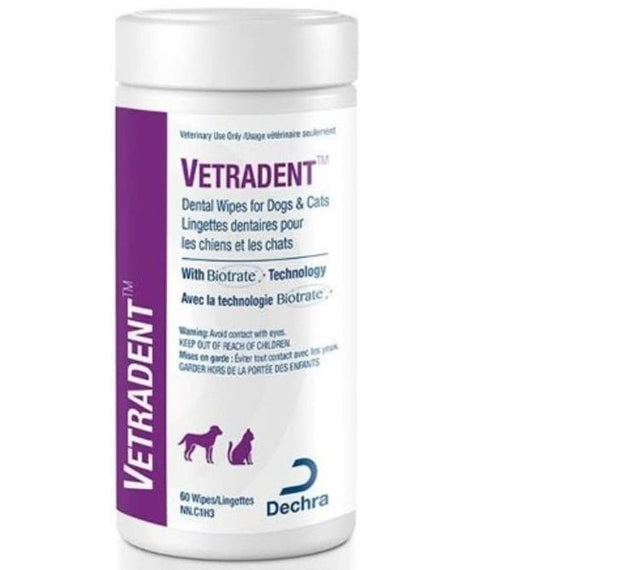 Vetradent Dental Wipes (  60 Toallitas Dentales Perro y Gato )