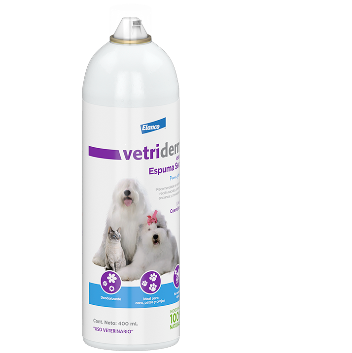 Vetriderm Essec Espuma Seca Aerosol 400 ml