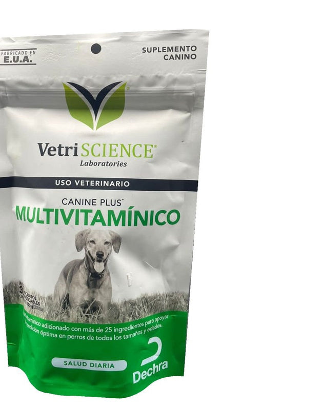 VetriSCIENCE Canine Plus Multivitamínico 30 Bocaditos Masticables