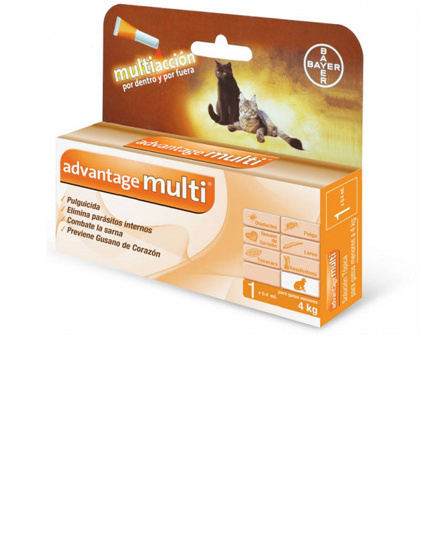 Advantage Multi Gatos 8 (pipeta gatos de 4 kg a 8 kg 0.8 mL)