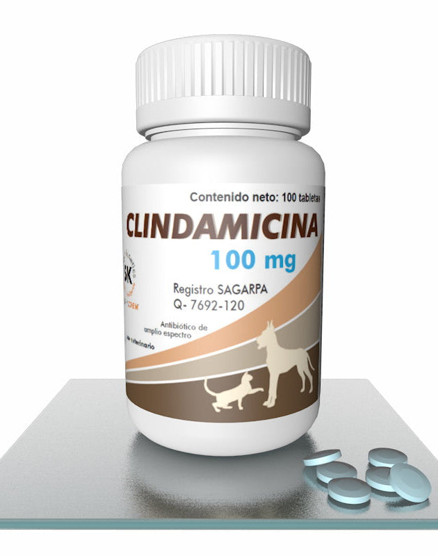 Clindamicina 100 mg  100 Tabletas (Smart Kinetics)