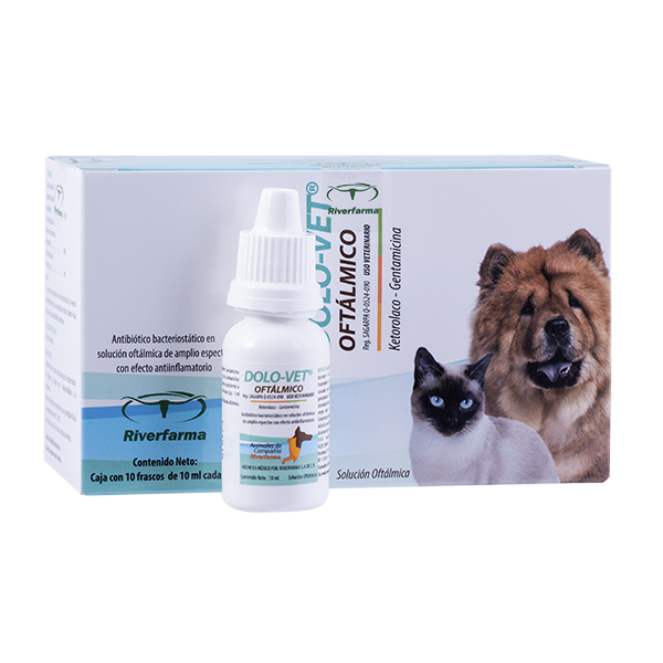 Dolo-Vet Oftalmico  Frasco Gotero de 10 ml ( dolovet )