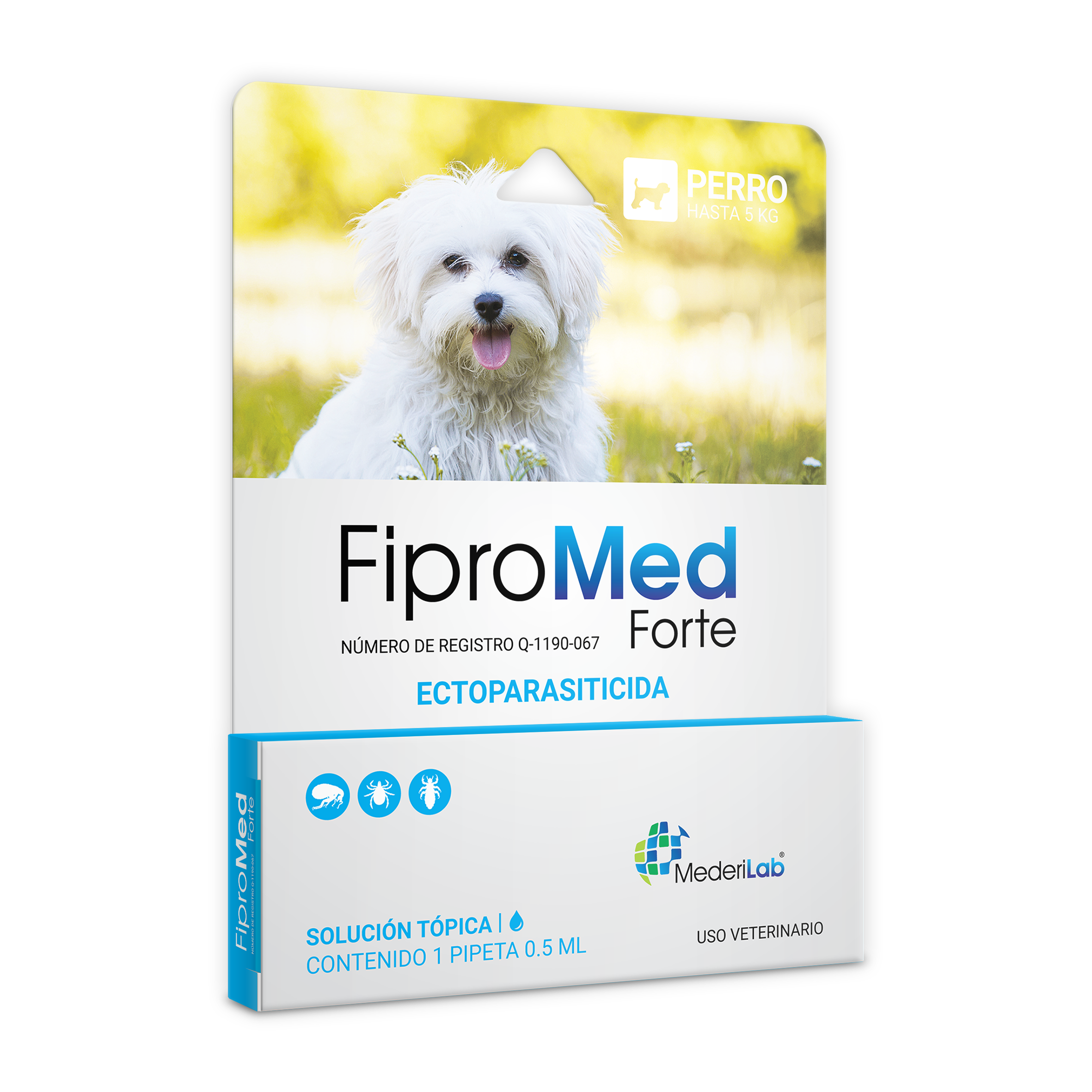 Fipromed Forte Perros hasta 5 kg (1 Pipeta 0.5 mL)