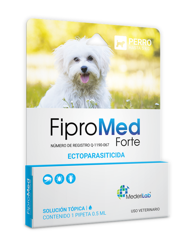 Fipromed Forte Perros hasta 5 kg (1 Pipeta 0.5 mL)