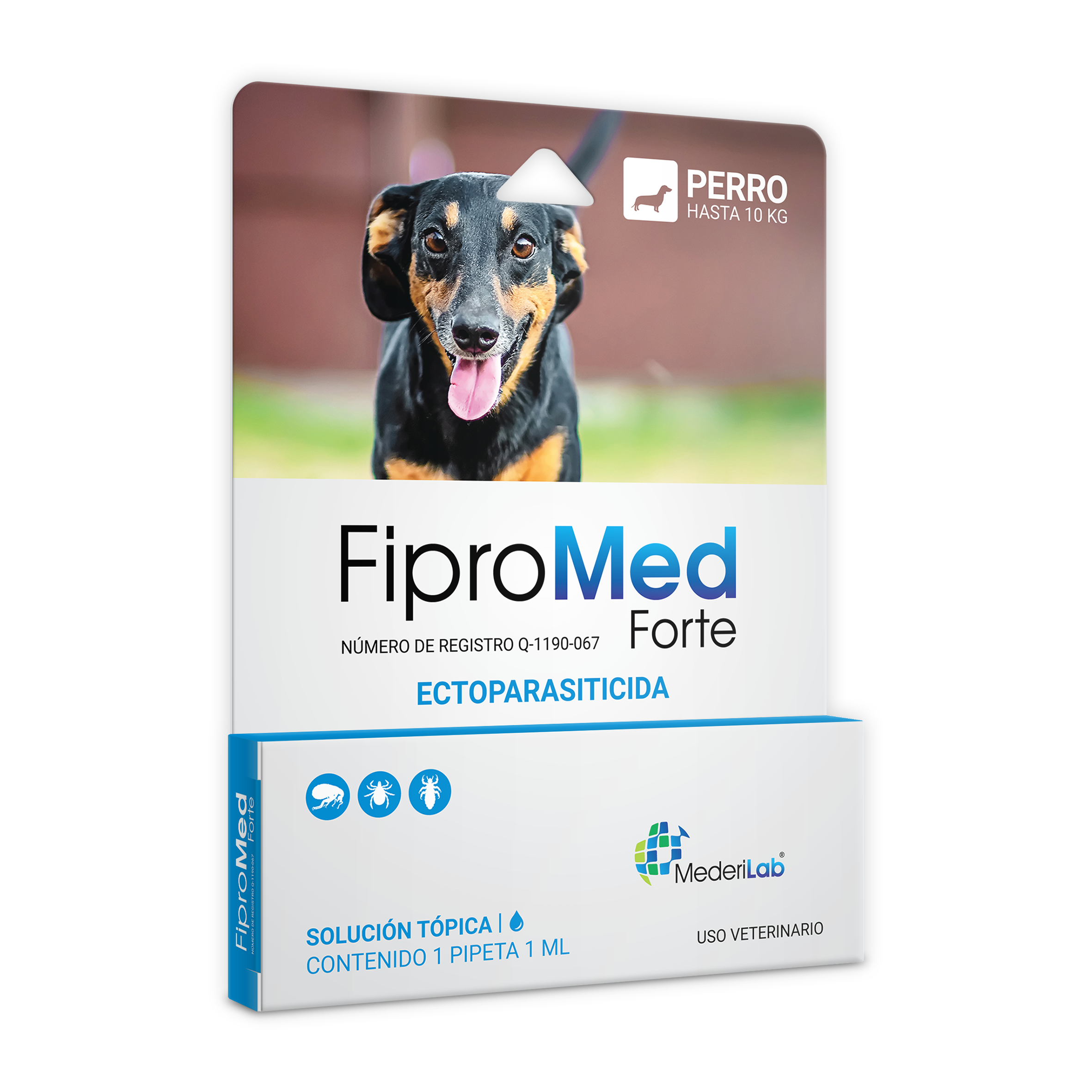 Fipromed Forte Perros 5 kg a 10 kg  (1 Pipeta 1.0 mL)