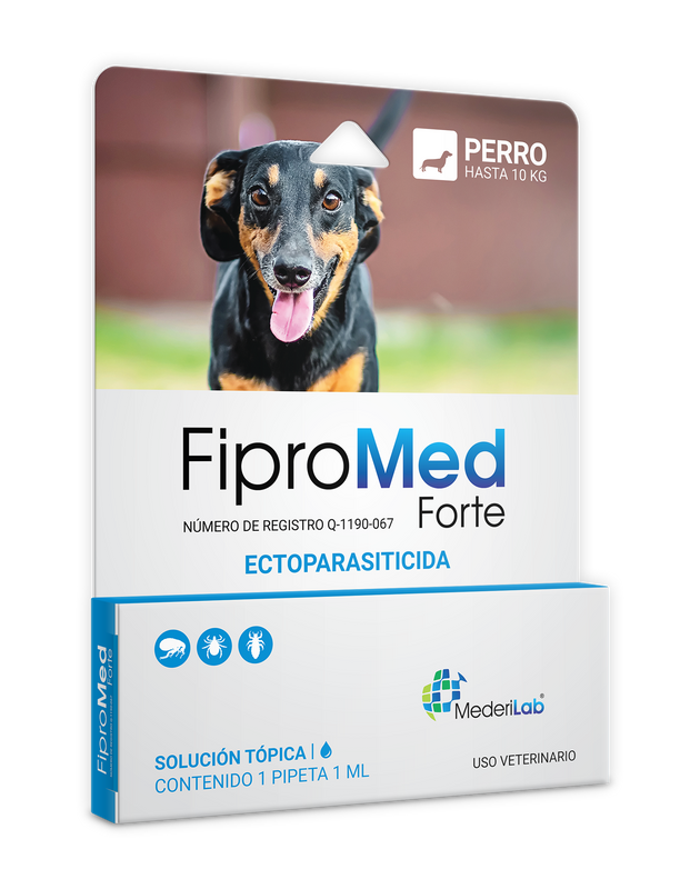 Fipromed Forte Perros 5 kg a 10 kg  (1 Pipeta 1.0 mL)