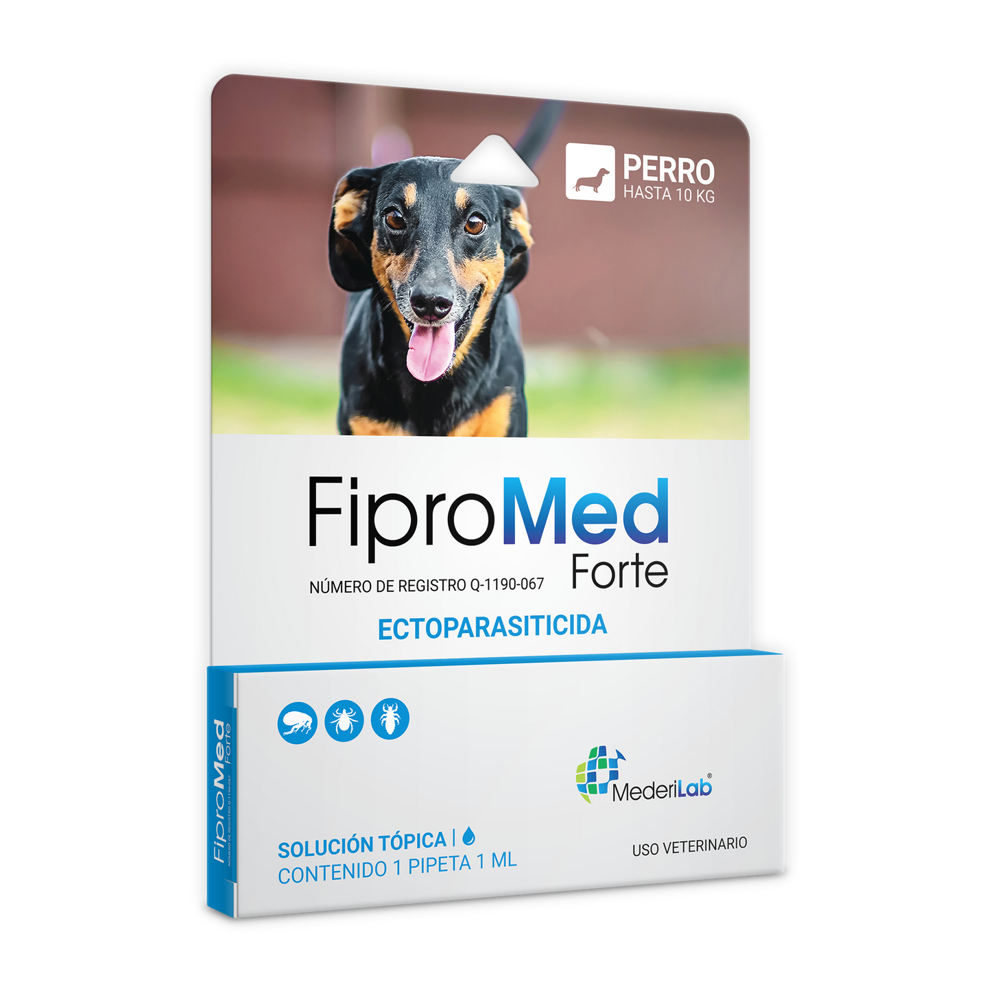 Fipromed Forte Perros 5 kg a 10 kg  (1 Pipeta 1.0 mL)