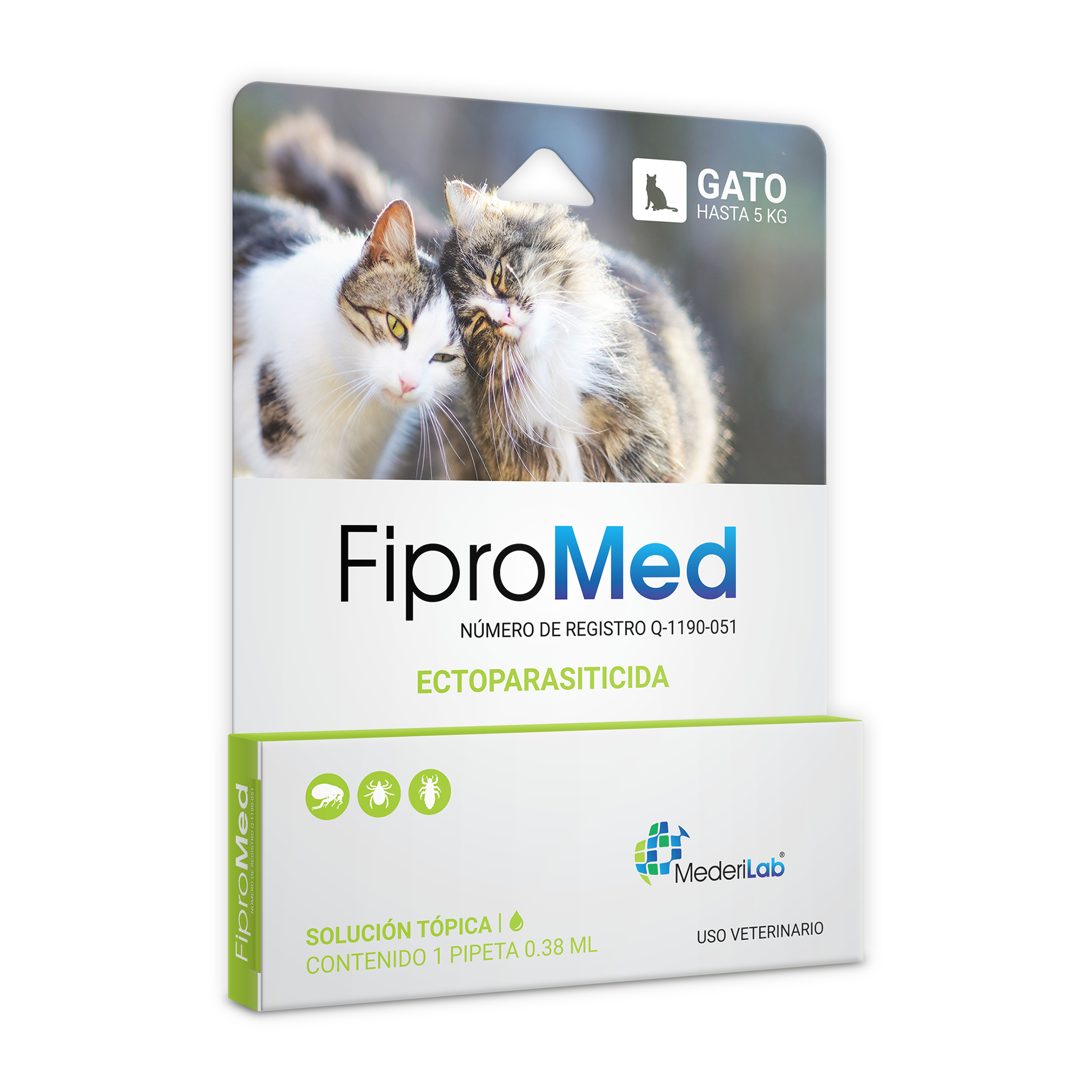 Fipromed Gatos hasta 5 kg (1 Pipeta 0.38 mL)
