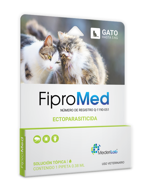 Fipromed Gatos hasta 5 kg (1 Pipeta 0.38 mL)