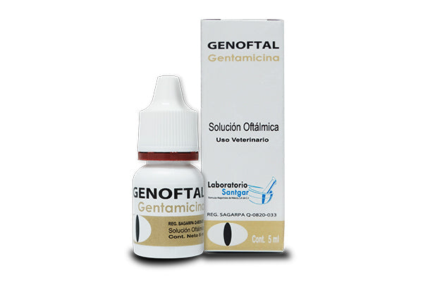 Genoftal 5 mL  ( solución oftálmica )