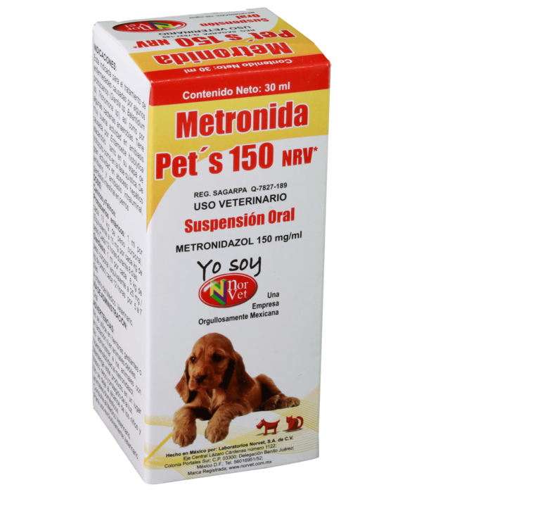 Metronida Pets NRV 150 MG 30 mL