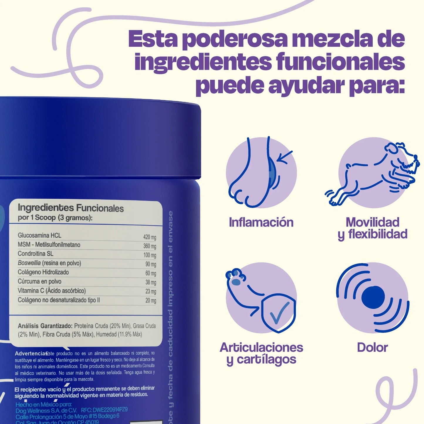 Dogelthy MOBILITY Sabor Pescado 270 gr ( Cadera y Articulaciones )