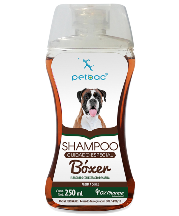 Shampoo Petbac Cuidado Especial BOXER 250 mL