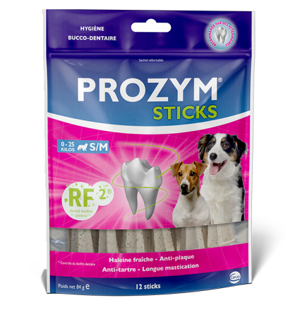Prozym Sticks (10- 25 kg  Medio ) Dientes y encías ( Higiene bucal ) DESCONTINUADO