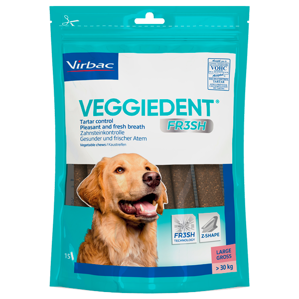 Veggiedent Fresh L ( Premio para cuidado dental ) > 30 kg